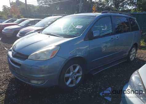 2004 Toyota Sienna Xle из США, поврежденный, VIN 5TDBA22C04S027291
